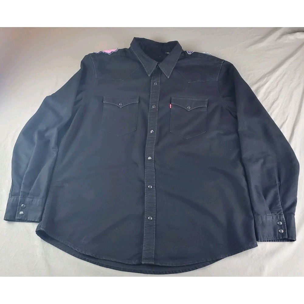 Free People Levis Rialto Jean Project The Brin Denim Shirt XL Slouchy